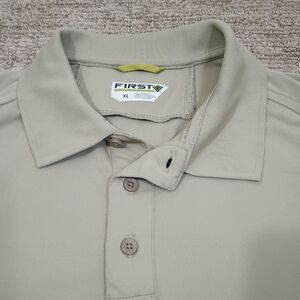 First Tactical Polo Shirt Men's XL Performance Short Sleeve Tan